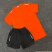 Mens Tracksuits Tech Set Designer Tracksuit T Shirts Shorts Two-piece Womens Fiess Suit Print Quick Drying And_viptrois.com