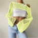 Cross Border Sexy European And American Hollow Knit Sweater Solid Color Round Neck Long Sleeved Knitted Cardigan 2024 New_viptrois.com