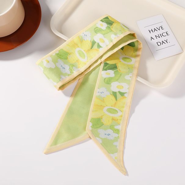 Fresh And Elegant Long Hair Tie For Girls With Super Fairy Bowknot Small Ribbon Wrap Scarf Decoration_viptrois.com