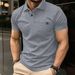 Men's Patchwork Pocket Polo Shirt – Trendy Contrast Color Design For Casual & Streetwear Style_viptrois.com