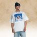 American-syle High Disressed Spray-pained Gradien Niche Shor-sleeve Men's Summer Rendy Sree Design_viptrois.com