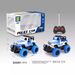 Mother & Kids 4WD RC Car With LED Lights, Off-Road Remote Control Toy For Kids – Dinosaur & Monster Truck Models (Green/Red/Blue/Yellow/White)_viptrois.com