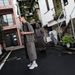 European And American Mertra New Double Hat Sweater Sports Suit Embroidered Splicing Loose Casual Sweatpants Two-piece Set_viptrois.com