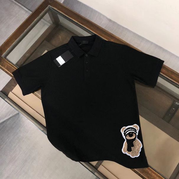 2025 Collar Business Polo Men's Lapel Mercerized Cotton Breathable Short-sleeved T-shirt Trendy Brand Internet Celebrity Paul Half-sleeved T-shirt_viptrois.com