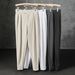 Men's Slim-Fit Hook-and-Loop Ankle Pants - Lightweight Summer Dress Pants With Breathable Fabric, Wrinkle-Free & Comfortable For Casual & Office Wear_viptrois.com