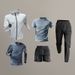 Men's Clothing quick drying clothes morning jogging cycling clothes jacket spring outdoor fitness leisure five piece suit_viptrois.com