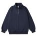 American Heavy-duty Half-zipper Sweater Men's Spring And Autumn Texture Loose Long-sleeved Bottoming Shirt Pullover Stand-up Collar Jacket Trend_viptrois.com