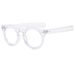 Women's Eyewear Frames Versatile Rivet Plain Glasses For Women Fashionable Trend Oval Anti Blue Light Glasses Can Be Matched With Myopia Frame Glasses_viptrois.com