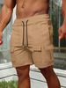 Men's Clothing Men's Short Sports Overalls With Multiple Pockets Shorts Fitness Pants Sports Casual Shorts_viptrois.com