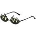 Men's Sunglasses New Hip Hop Flame Sunglasses Internet Celebrity Ins Double Lens Glasses Funny Contrast Color Sunglasses Female Trend_viptrois.com