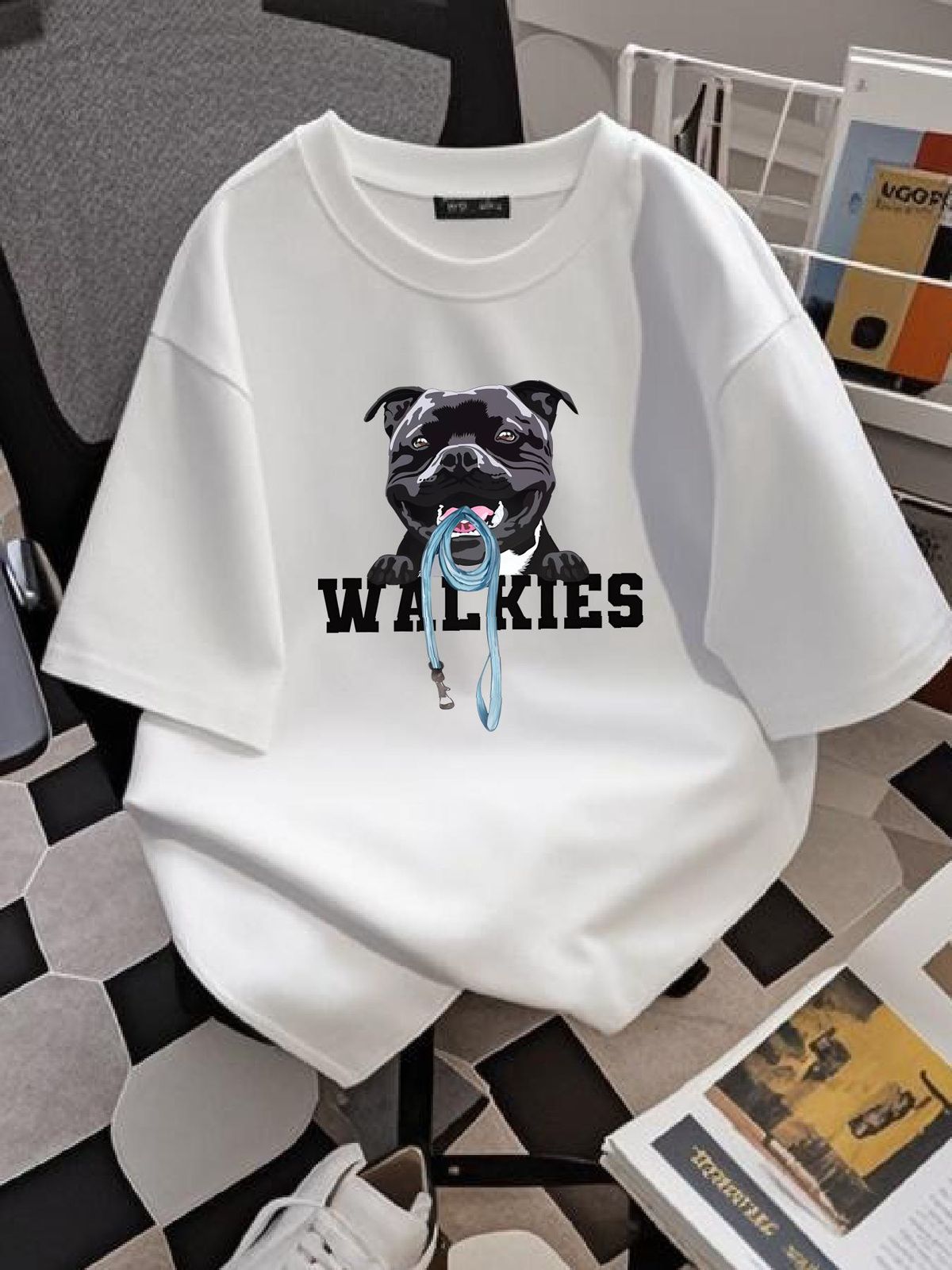 Staffordshire Bull Terrier Shirt Staffie T Tee Dog Shirts Lover S Dad Mom Mens Fashion Comfortable Soft Unisex Homme Slightly Casual Streetwear_viptrois.com
