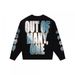 Trendy Brand Skull Print Heavy Cotton Unisex High Street Crew Neck Long Sleeve Sweatshirt_viptrois.com