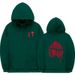 Loom Ribbed Hem Fashion Printed Loose Hoodie Unisex Casual Sports Sweatshirt_viptrois.com