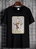 Whiskey T Shirt The Tarot Card Lover S Bartender Comfortable Top For Everyday Wear Slightly Summer Unisex Versatile Fashion Streetwear Soft_viptrois.com