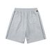 Chicano Style Embroidered Over-Knee Short Sweatpants | West Coast Inspired Drop-Crotch Joggers With Script Lettering_viptrois.com