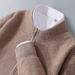 Pure Autumn Winter New Thickened Loose Men's Half Turtleneck Zipper Cardigan Casual Wool Knitted Sweater Jacket_viptrois.com