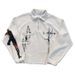 Unisex Oversized Streetwear Hoodie With Gun & Lettering Print – Zip-Up Long Sleeve Pullover (White) | S-Xxl | Urban Fashion_viptrois.com
