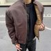 WESSK Three Fantasy Snakes YKK Zipper Water-Resistant Stand Collar Men's Autumn Winter High-End MA1 Flight Cotton Jacket_viptrois.com