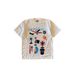 Men's Heavyweight Pure Cotton T-Shirt Cool Summer Fan Print Retro Lazy Style Short Sleeve Loose Fit for plus Size_viptrois.com