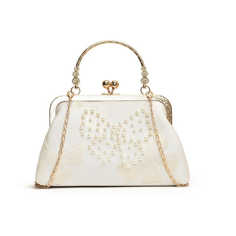Doctor Bag New Exquisite Embroidered Handbag, New Style, Banquet Hanfu Handbag, Niche Commuter Cloud Bag_viptrois.com