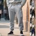 Men’s Heavyweight Workwear Joggers – Relaxed Fit Knit Sweatpants With Drawstring Waist (S-3XL, Black/Navy/Khaki/Gray)_viptrois.com