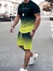 Men's 3D Casual Sports Suit Two Piece Set For Summer Outdoor Activities Hot Selling Item_viptrois.com