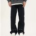 Men's Clothing High street design buttoned flared denim trousers spring niche hip hop straight slim men's trousers_viptrois.com