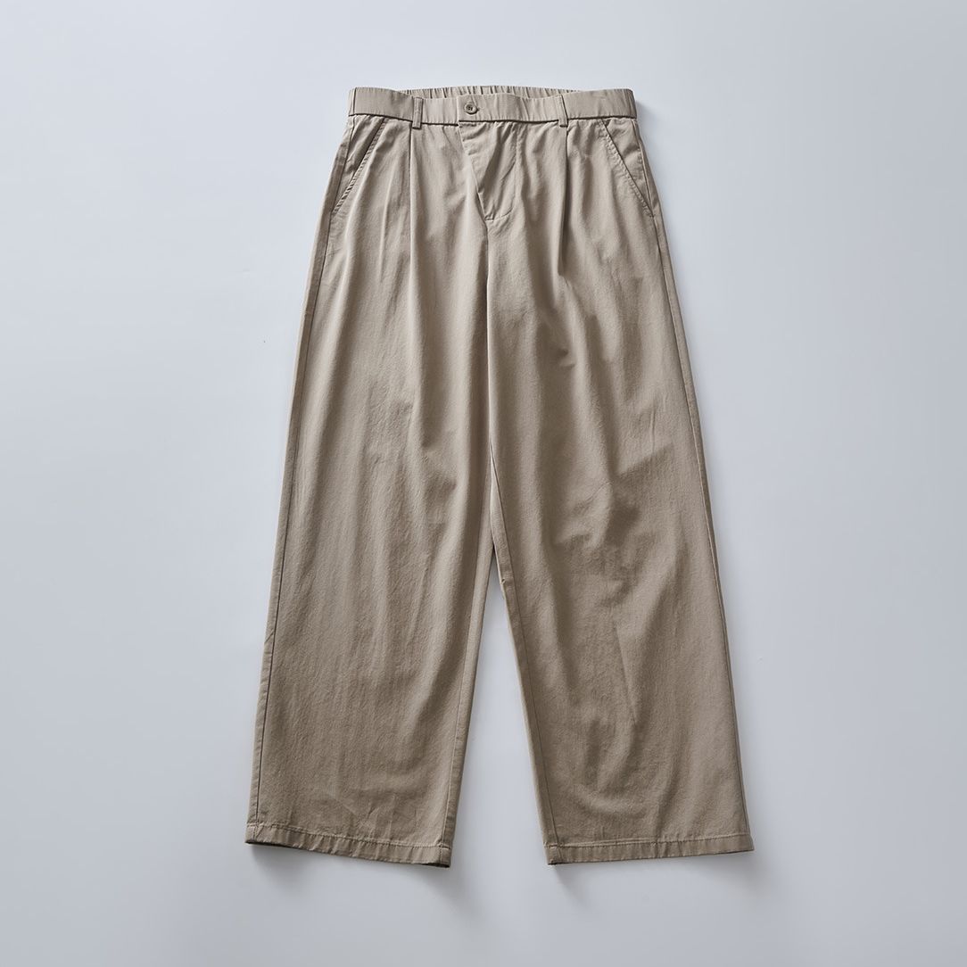 Men's Clothing New Business Casual Pants Men's Spring High End Versatile Loose Straight Thin Trousers_viptrois.com