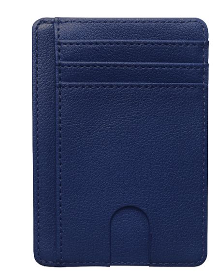 Card Holder Purse Wallets Multi-card Portable Pu Leather Card Bag Sleeve Multi-color Anti-magnetic Rfid Sleeve_viptrois.com