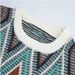 2025 High Quality Fashion European-USA Vintage Knitwear Pullovers Men Round Collar Long Sleeve Casual Loose Retro Chevron Jacquard Color Clash Sweater_viptrois.com