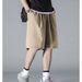 Men's Clothing Summer Thin Ice Silk Sports Shorts For Men Loose Casual Black Five Point Running Training Workout Sweatpants_viptrois.com