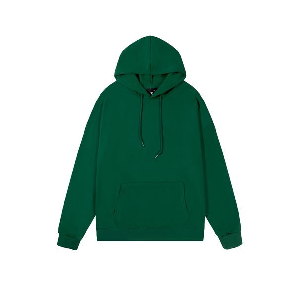 Men's Clothing Specializes In Spring And Autumn Loose Solid Color Hooded Sweatshirts For Men And Women Couples Pullover Long Sleeved Shirts_viptrois.com