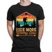 Hike More Worry Less Mountain Hiking Adventure Vintage Mens Womens T-Shirt Mens Womens Tees Tops #BAL_viptrois.com