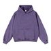 420GSM Heavyweight Washed Wax-Dye Hoodie – Oversized Unisex Streetwear Pullover With Vintage Distressed Look_viptrois.com