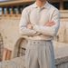 Men's Clothing Autumn And Winter Thick Warm Sweater Loose Casual Lapel Polo Shirt All Match Slim Pullover Bottoming Sweater_viptrois.com