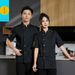 Men's Clothing Short Sleeved Women's Barbecue Restaurant Back Kitchen Canteen Catering Work Clothes Printing Chef Clothing Printing_viptrois.com