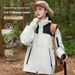 Premium Waterproof 3-in-1 Jacket With Contrast Shoulder Zipper Workwear For Men & Women_viptrois.com