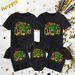 Pure Cotton Parent Child Wear Short Sleeved Solid Color Blank Family Wear_viptrois.com