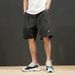 Summer Loose Casual Seven-Point Men's Shorts Plus Size Trendy Sports Straight Five-Point Pants Men_viptrois.com