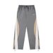 Men's Clothing Sports Casual Trousers For Men High Street Trend Design Elastic Waist Drawstring Loose Straight Trousers_viptrois.com
