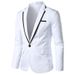 CT Color-Block Men's Slim Fit Non-Iron Casual Blazer Jacket_viptrois.com