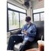 Retro Blue Checkered Shirt, Sun Protection Shirt, Men's Autumn Casual Jacket_viptrois.com