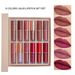 12 sets of lip gloss lip glaze set matte pearl non-stick cup mouth red_viptrois.com