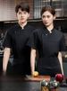 Men's Clothing Chef Work Clothes Short Sleeve Summer Thin Breathable Catering Fast Food Restaurant Hot Pot Restaurant Hotel Back Kitchen Fashionable_viptrois.com