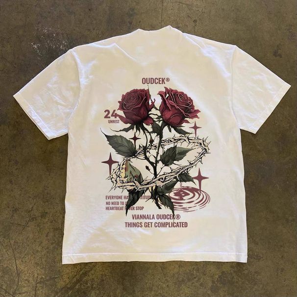 2025 Summer Essential Unisex Oversized Cotton Short-Sleeve T-Shirt – Trendy Loose Fit Casual Tee For Men And Women_viptrois.com