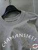 100% Cotton Men's 3-Pack T-shirts Polo Player Silhouette With Chamansiess Text Print Crew Neck Short Sleeve Casual Tops In Black White Gray_viptrois.com