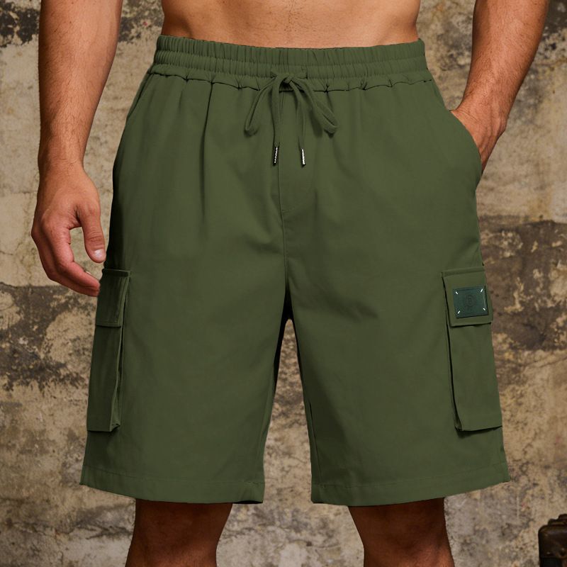 Men's Clothing Men's Loose Fit Casual Cargo Shorts Style Stretch Outdoor Beach Sports Multi Pocket For Formal & Casual_viptrois.com