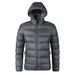Men's Clothing Men's Lightweight Hooded Jacket, Casual Slim Fit Cotton Padded Coat, Solid Color Zip Up Winter Outerwear For Men_viptrois.com