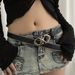 American Style Belt Retro Belt Femininity New Versatile Jeans Star Belt_viptrois.com