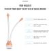 Baby Nasal Aspirator Mouth Suction Type Nasal Absorption Cleaner for Infant Anti Reflux Silicone Booger Suction Pipe_viptrois.com